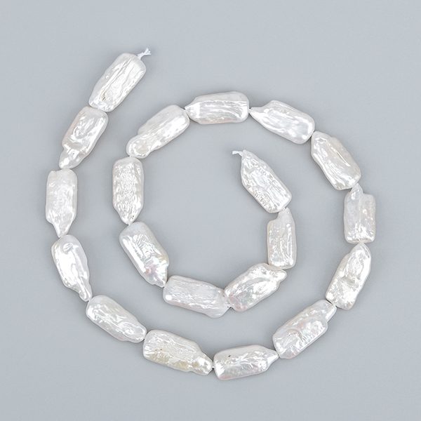 Perles de culture baroques Rectangle